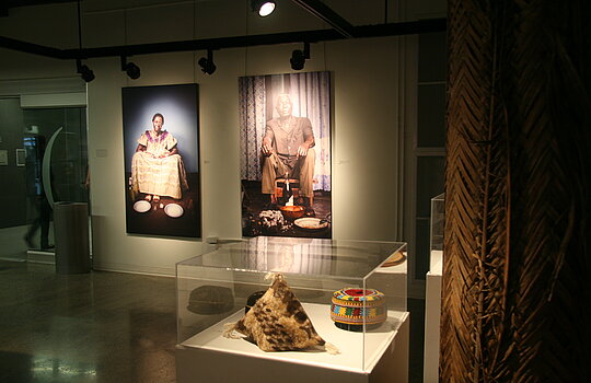 Exposition d'oeuvres dans à l'Espace parenthèses.