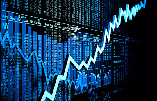 Graphique de données financières.